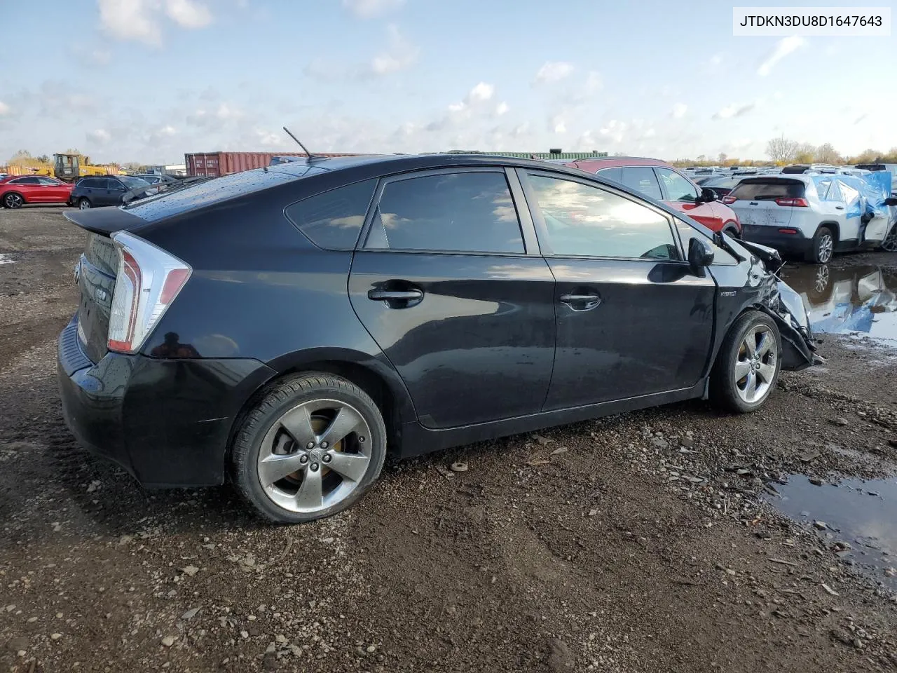 2013 Toyota Prius VIN: JTDKN3DU8D1647643 Lot: 77495744