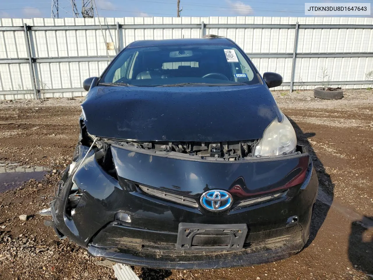 2013 Toyota Prius VIN: JTDKN3DU8D1647643 Lot: 77495744