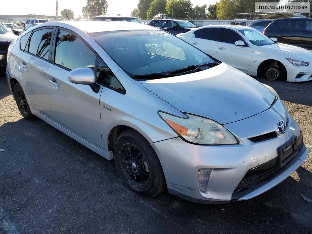 2013 Toyota Prius VIN: JTDKN3DU7D1713289 Lot: 77502214