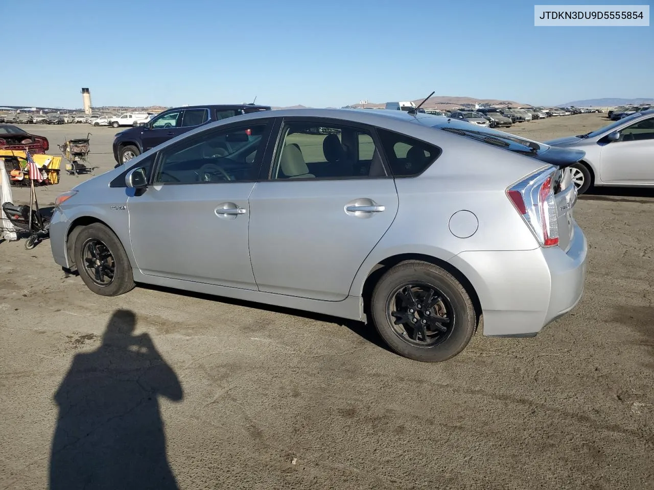 2013 Toyota Prius VIN: JTDKN3DU9D5555854 Lot: 77571124