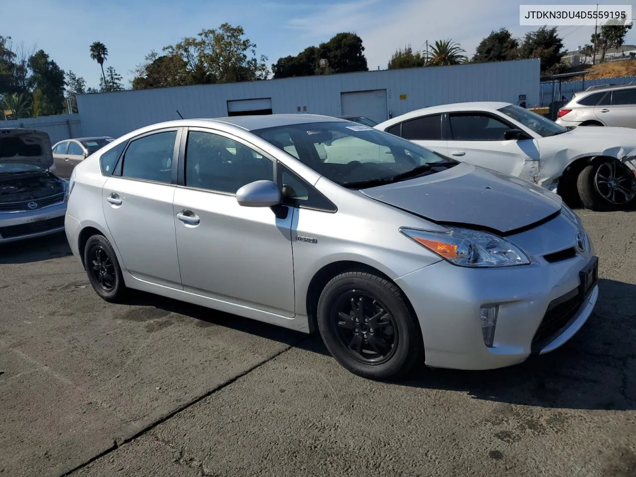 2013 Toyota Prius VIN: JTDKN3DU4D5559195 Lot: 77584324