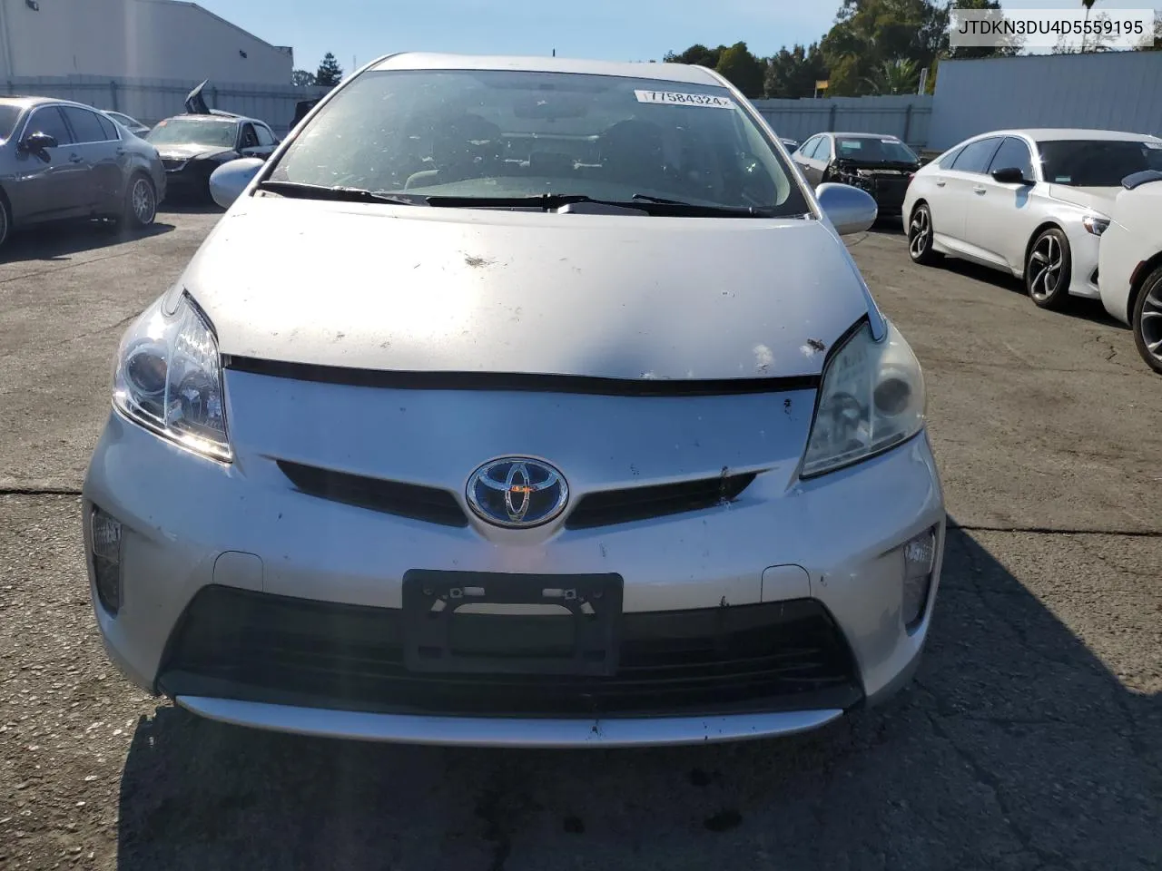 2013 Toyota Prius VIN: JTDKN3DU4D5559195 Lot: 77584324