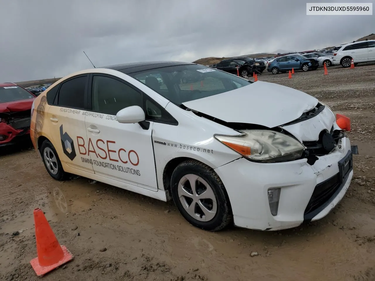 JTDKN3DUXD5595960 2013 Toyota Prius