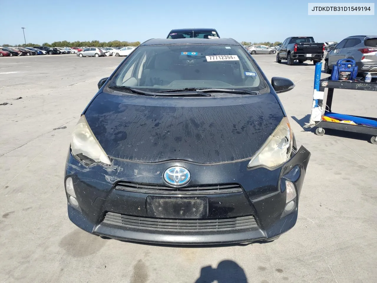 2013 Toyota Prius C VIN: JTDKDTB31D1549194 Lot: 77712394