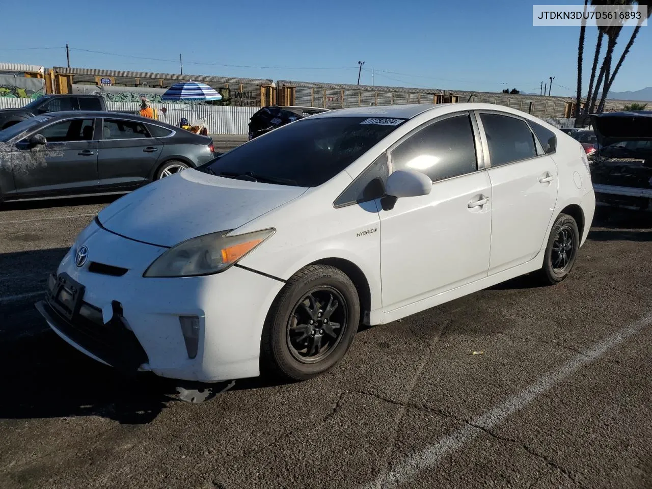 JTDKN3DU7D5616893 2013 Toyota Prius