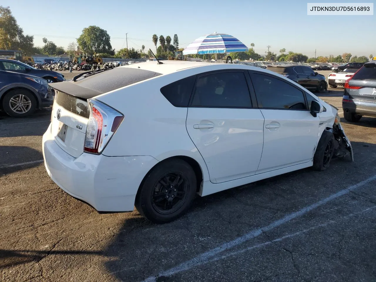 2013 Toyota Prius VIN: JTDKN3DU7D5616893 Lot: 77752924