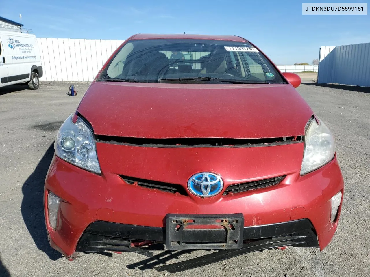 2013 Toyota Prius VIN: JTDKN3DU7D5699161 Lot: 77754724