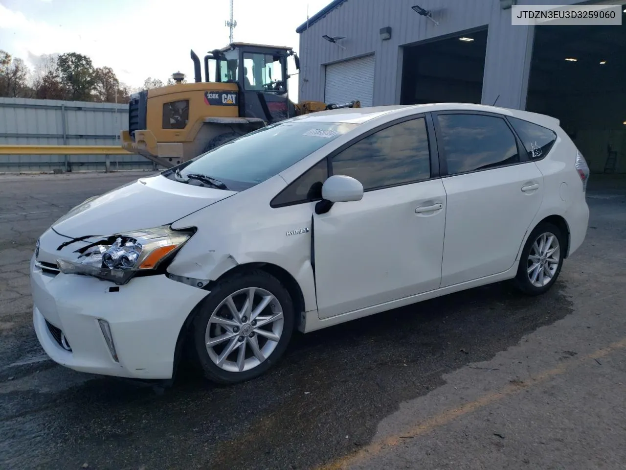 2013 Toyota Prius V VIN: JTDZN3EU3D3259060 Lot: 77823784