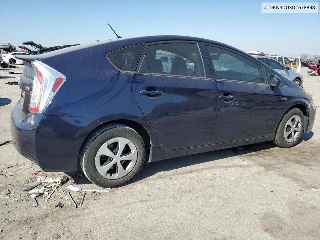 2013 Toyota Prius VIN: JTDKN3DUXD1678893 Lot: 77853554