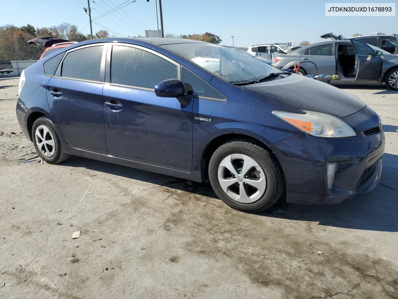 2013 Toyota Prius VIN: JTDKN3DUXD1678893 Lot: 77853554