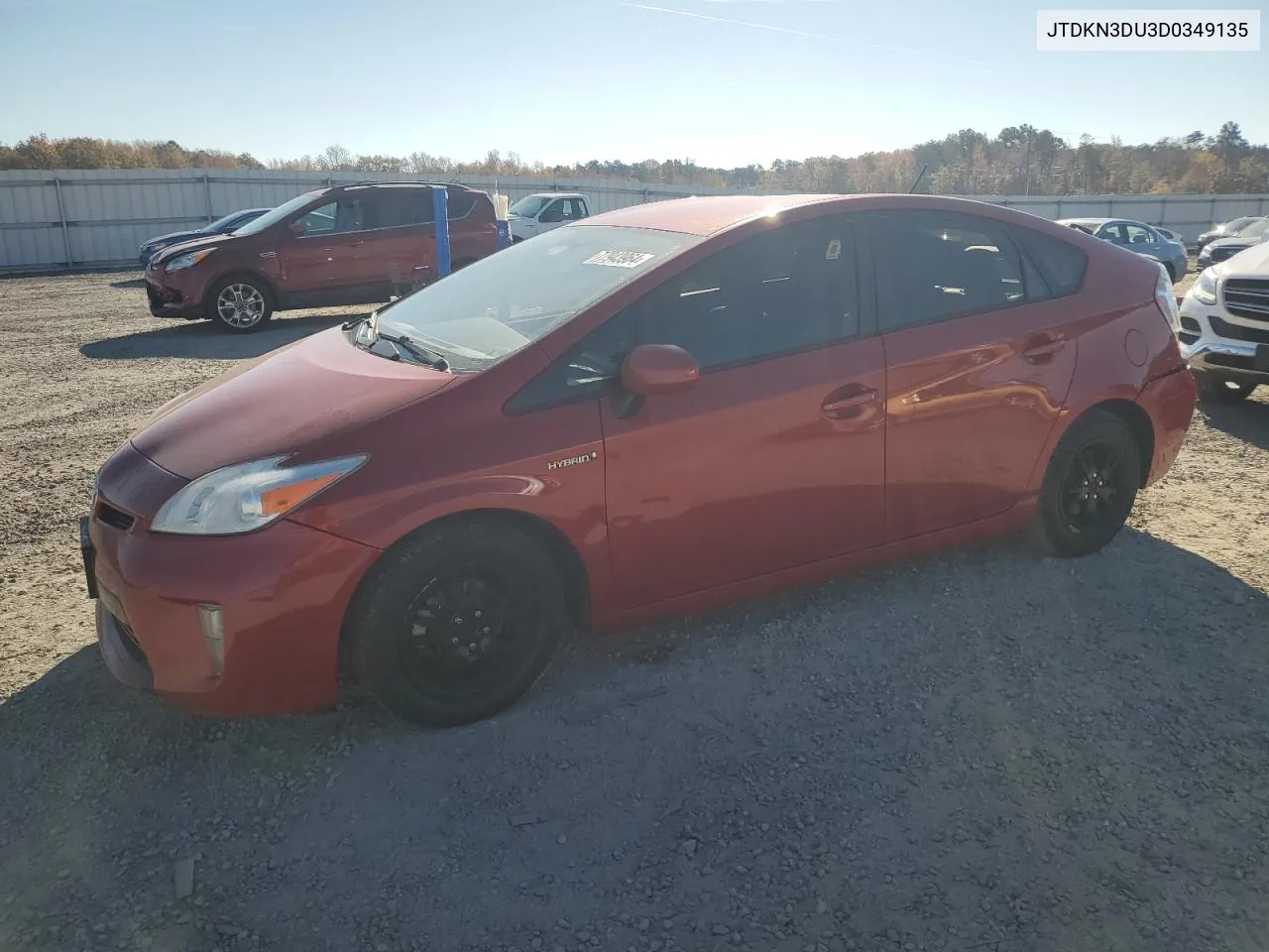 2013 Toyota Prius VIN: JTDKN3DU3D0349135 Lot: 77943964