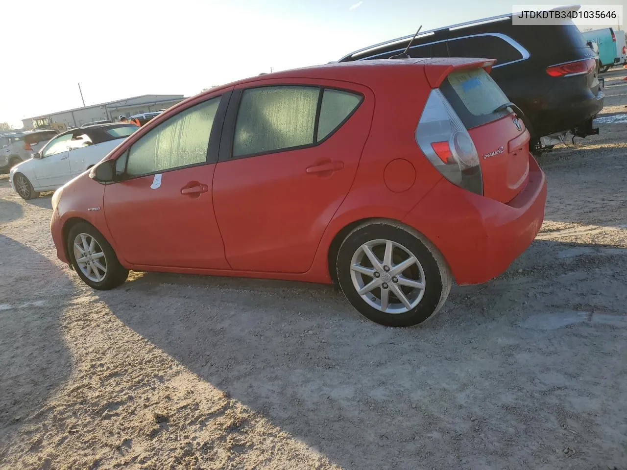 2013 Toyota Prius C VIN: JTDKDTB34D1035646 Lot: 77963034