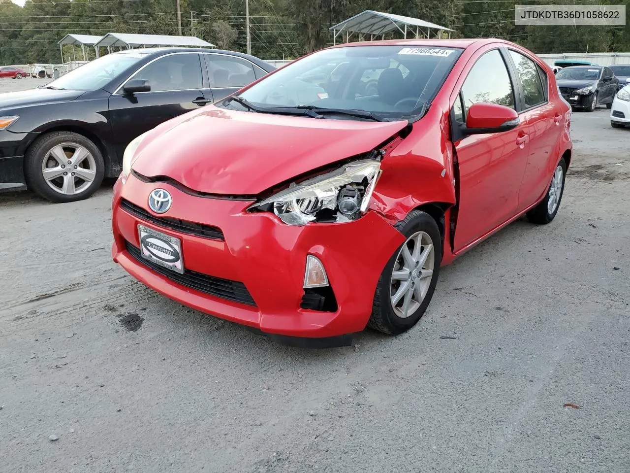 2013 Toyota Prius C VIN: JTDKDTB36D1058622 Lot: 77966544