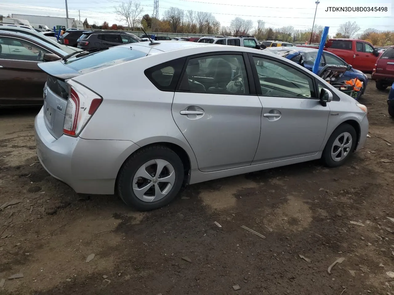 2013 Toyota Prius VIN: JTDKN3DU8D0345498 Lot: 78020434