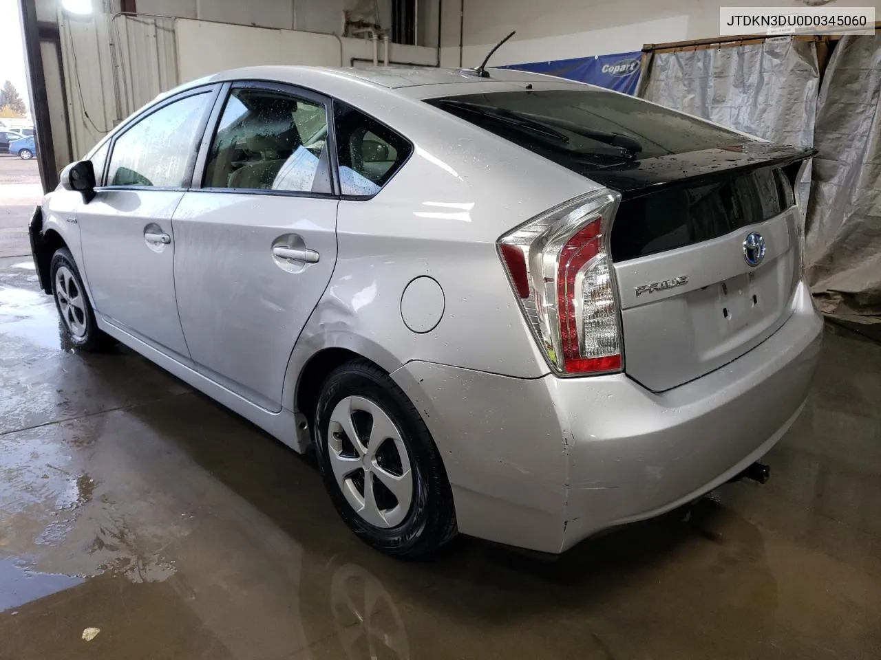 2013 Toyota Prius VIN: JTDKN3DU0D0345060 Lot: 78130254