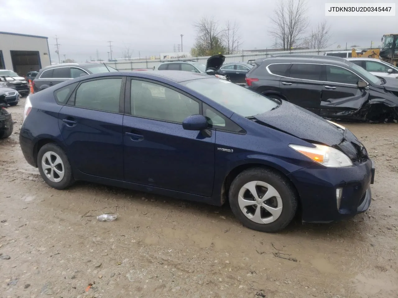 2013 Toyota Prius VIN: JTDKN3DU2D0345447 Lot: 78253334