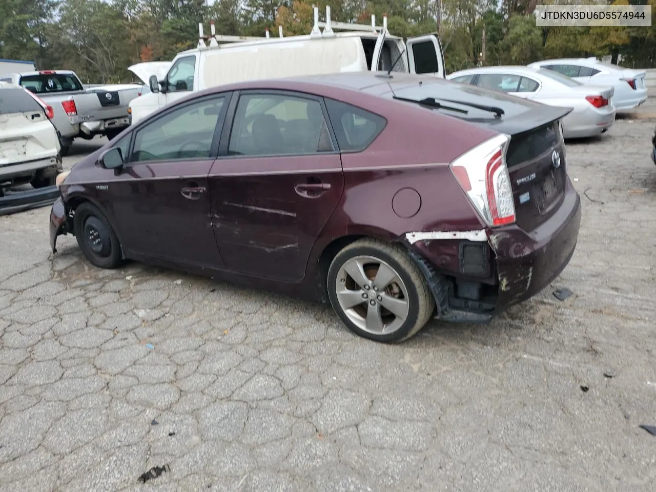 2013 Toyota Prius VIN: JTDKN3DU6D5574944 Lot: 78332324