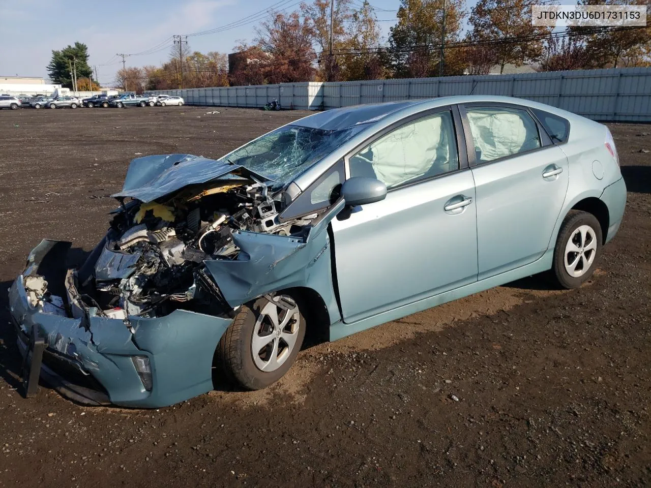 2013 Toyota Prius VIN: JTDKN3DU6D1731153 Lot: 78436314