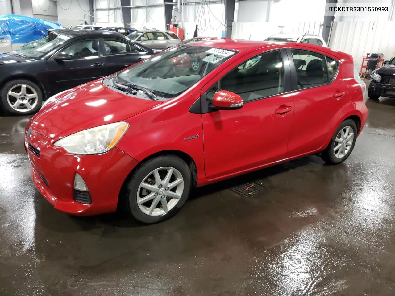 2013 Toyota Prius C VIN: JTDKDTB33D1550993 Lot: 78465554