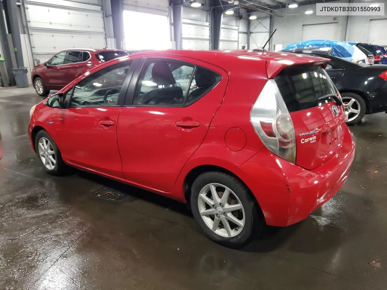 2013 Toyota Prius C VIN: JTDKDTB33D1550993 Lot: 78465554