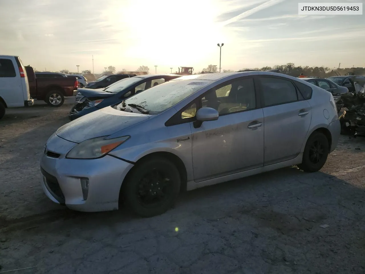 2013 Toyota Prius VIN: JTDKN3DU5D5619453 Lot: 78502784