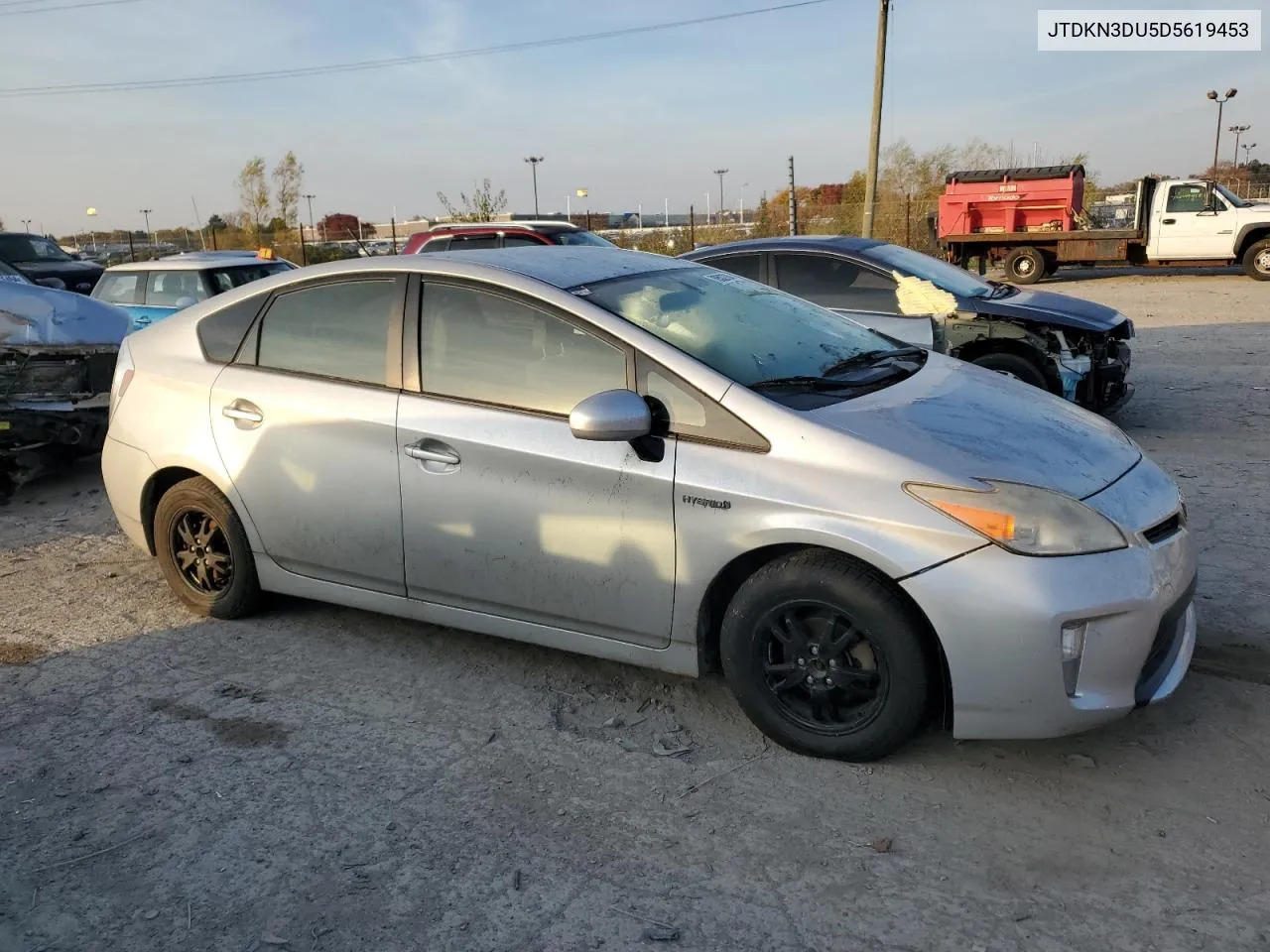 2013 Toyota Prius VIN: JTDKN3DU5D5619453 Lot: 78502784