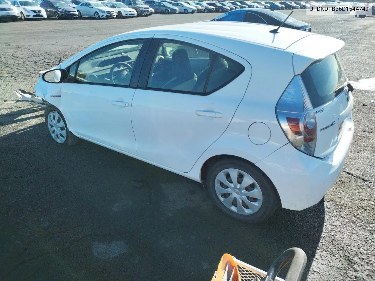 2013 Toyota Prius C VIN: JTDKDTB36D1544749 Lot: 78550954