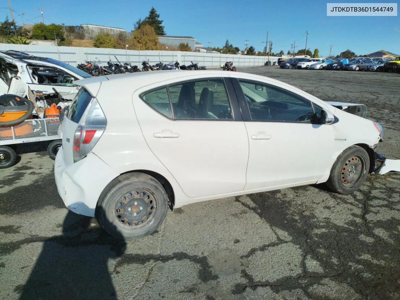 2013 Toyota Prius C VIN: JTDKDTB36D1544749 Lot: 78550954