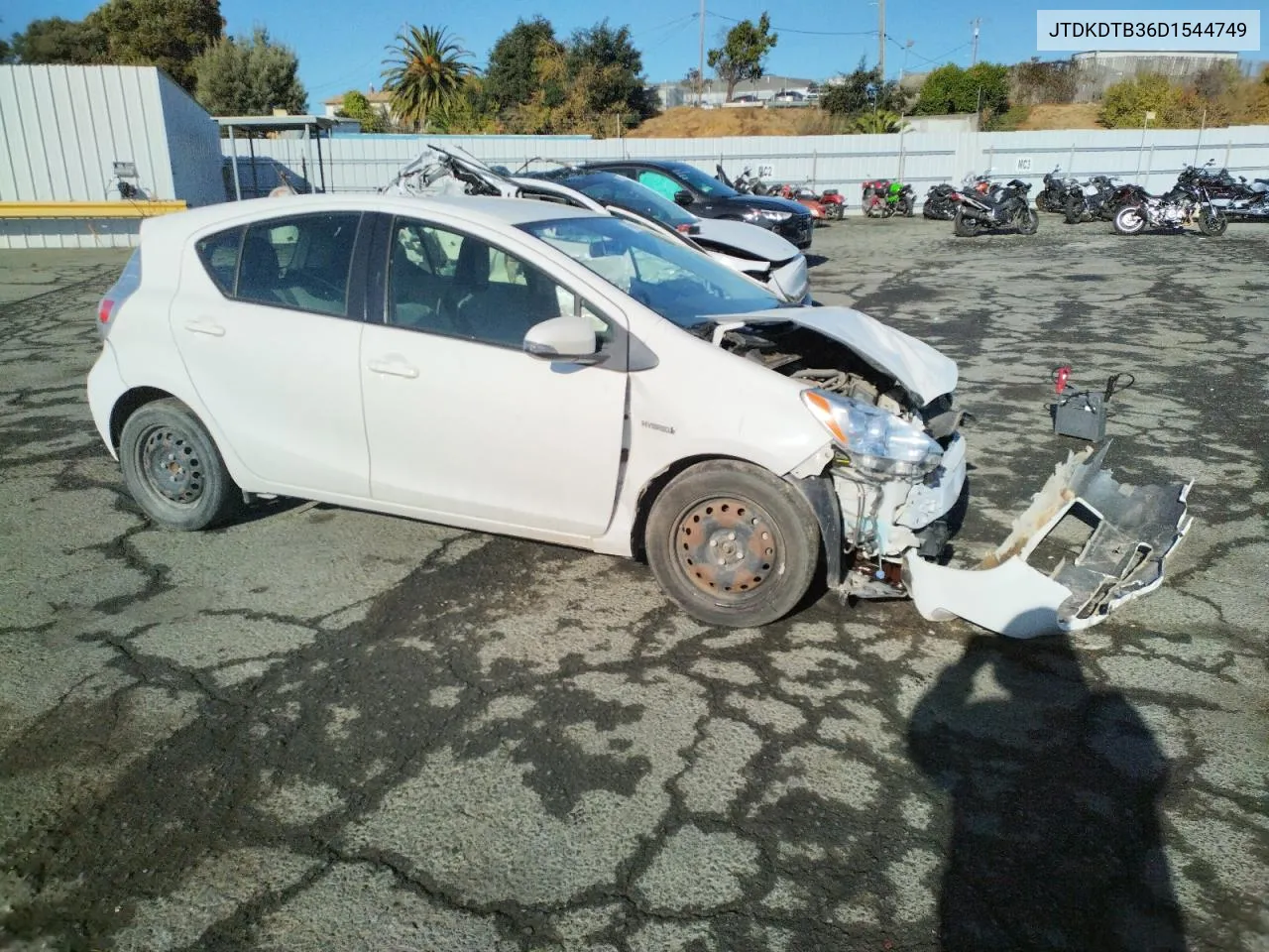 2013 Toyota Prius C VIN: JTDKDTB36D1544749 Lot: 78550954