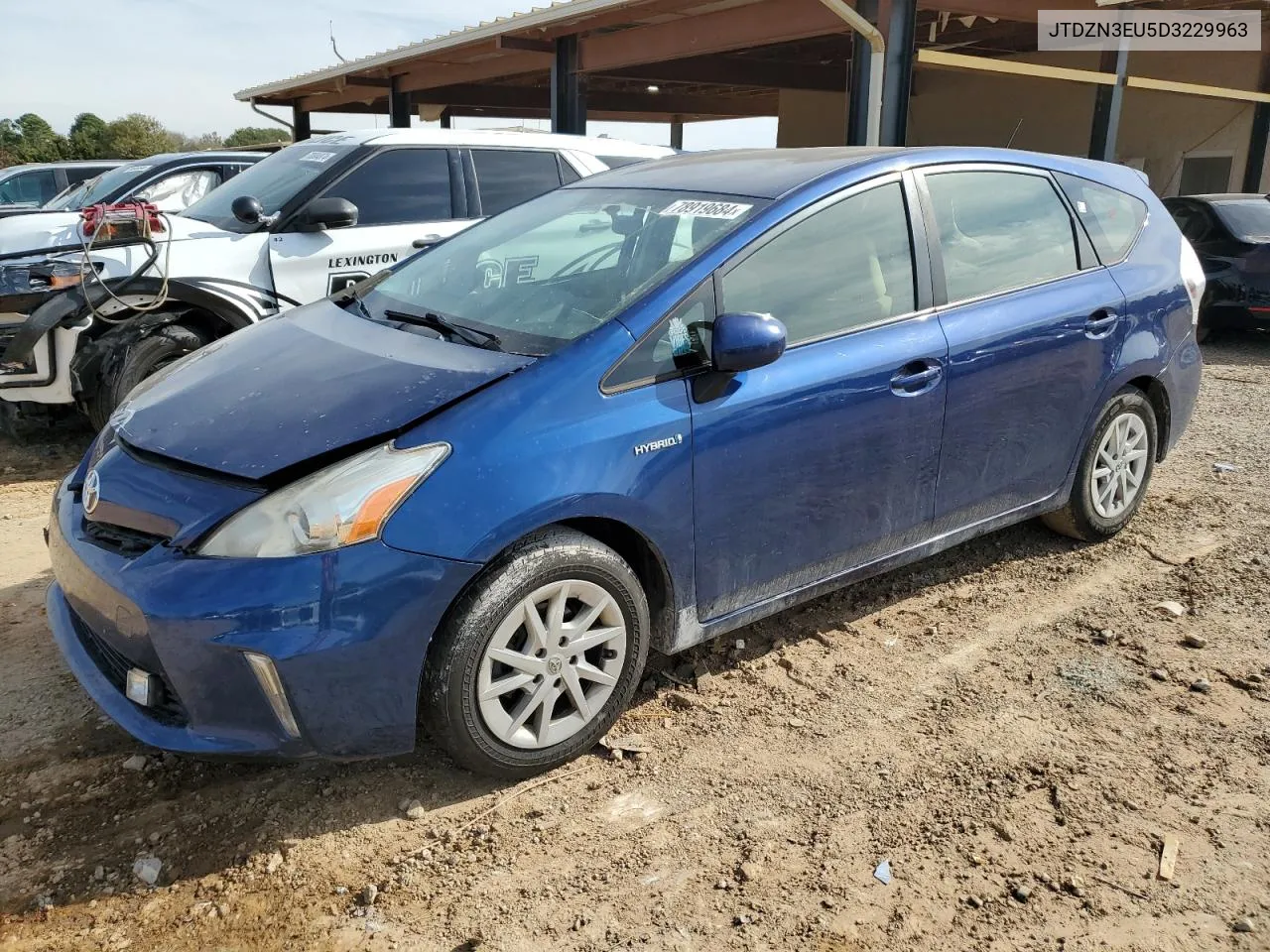 2013 Toyota Prius V VIN: JTDZN3EU5D3229963 Lot: 78919684