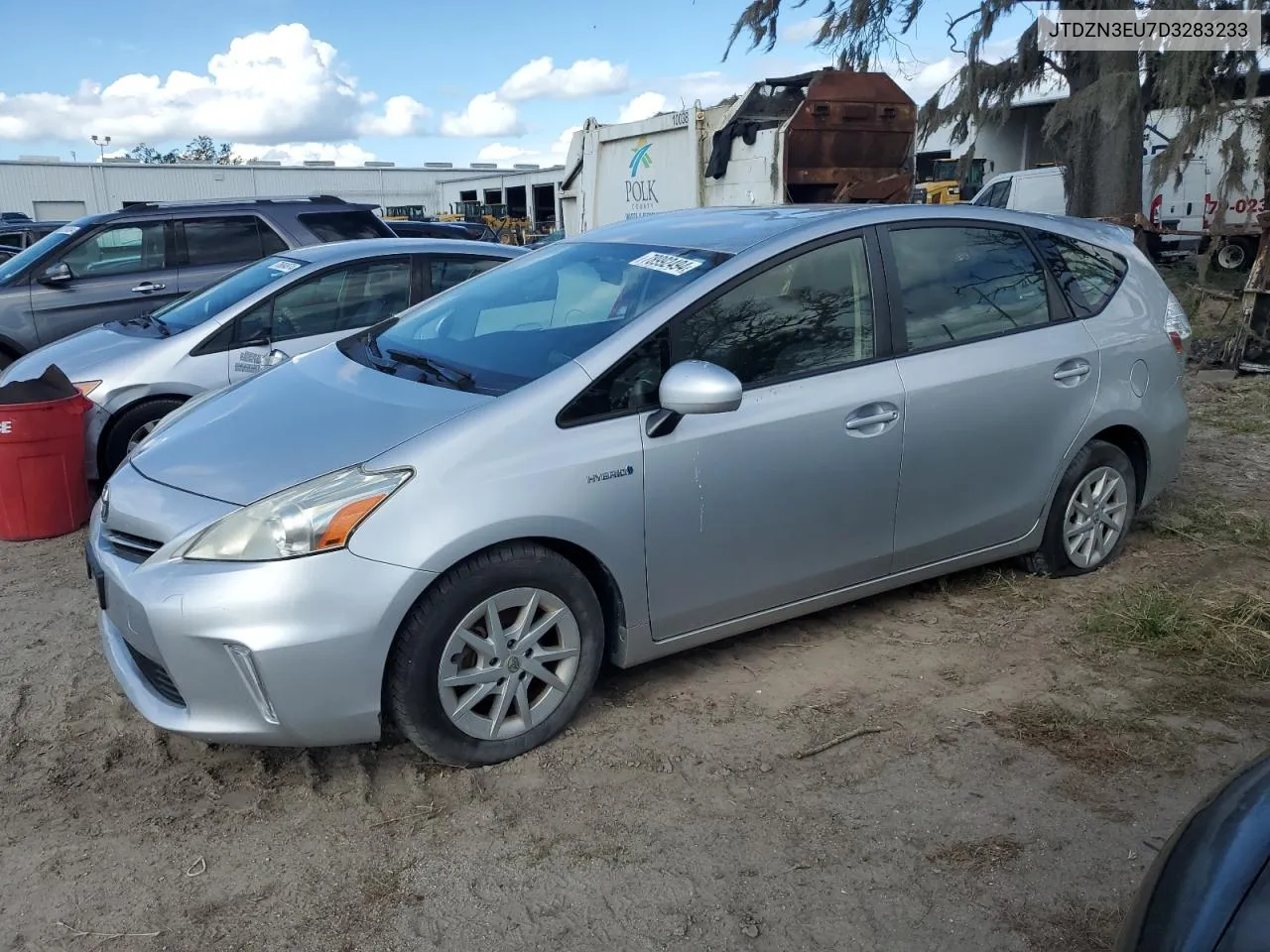 2013 Toyota Prius V VIN: JTDZN3EU7D3283233 Lot: 78992494