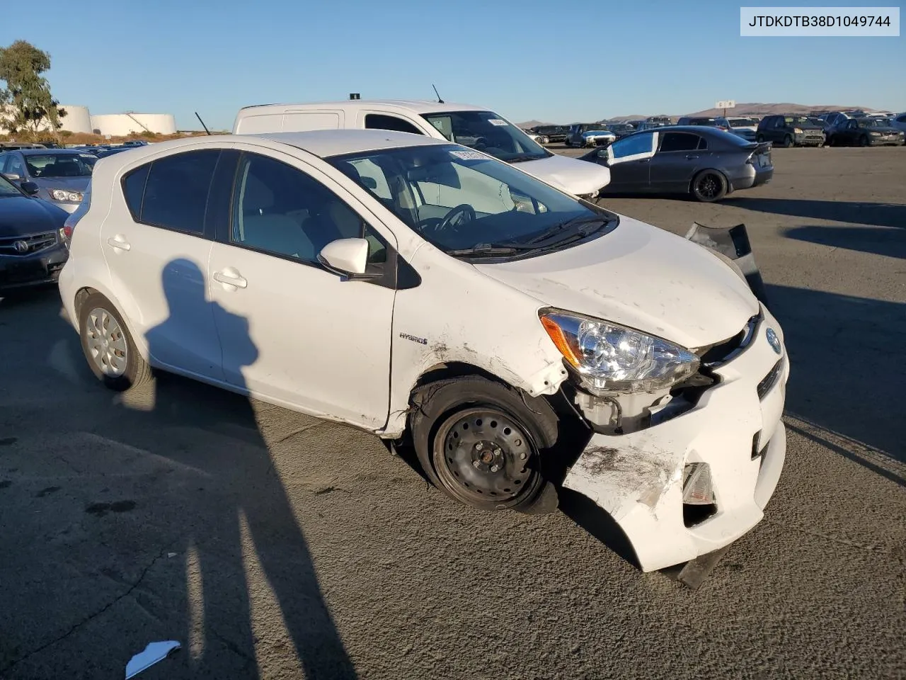 2013 Toyota Prius C VIN: JTDKDTB38D1049744 Lot: 79125174