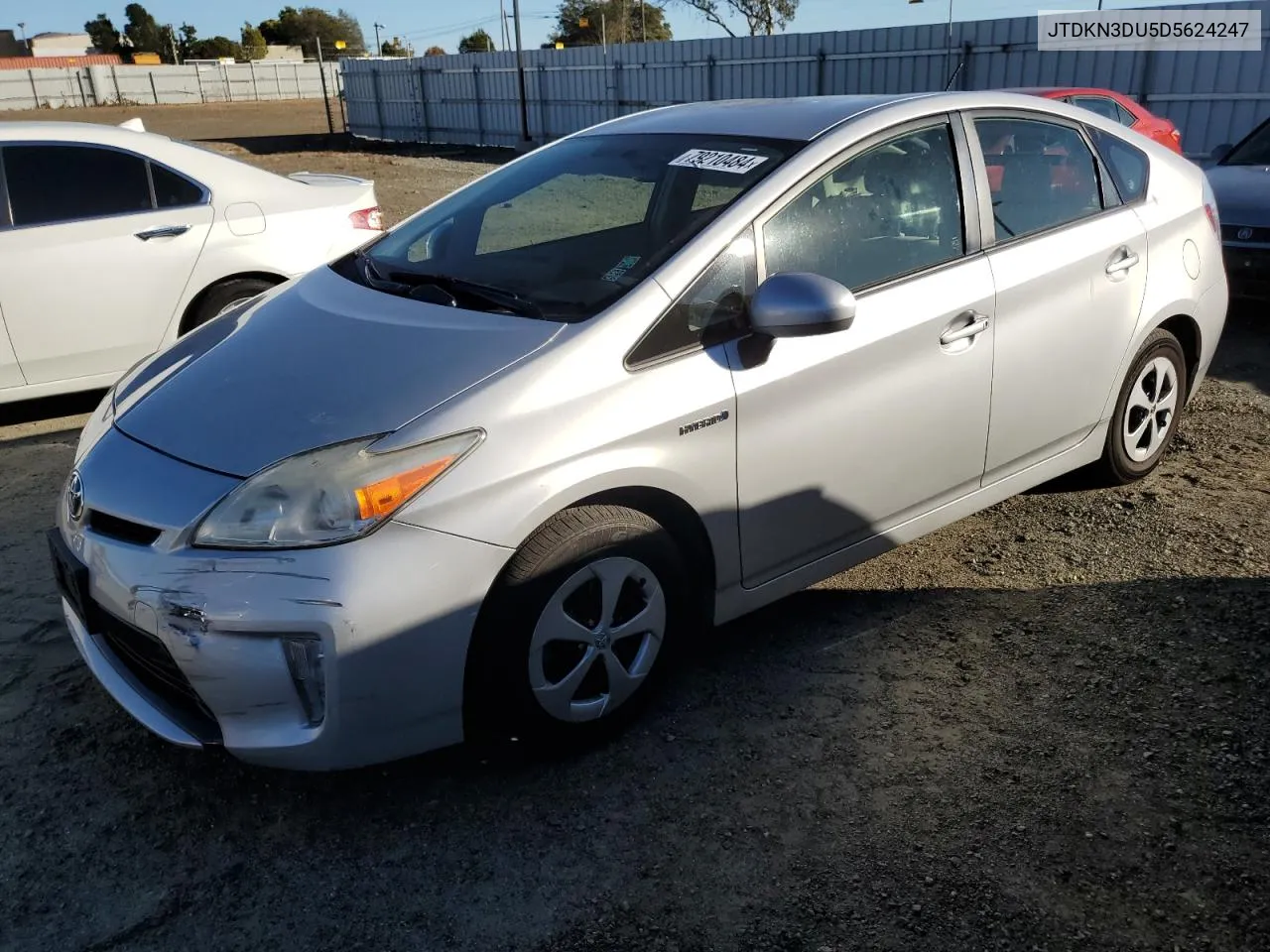 2013 Toyota Prius VIN: JTDKN3DU5D5624247 Lot: 79210484