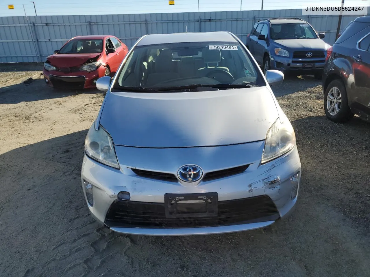 2013 Toyota Prius VIN: JTDKN3DU5D5624247 Lot: 79210484