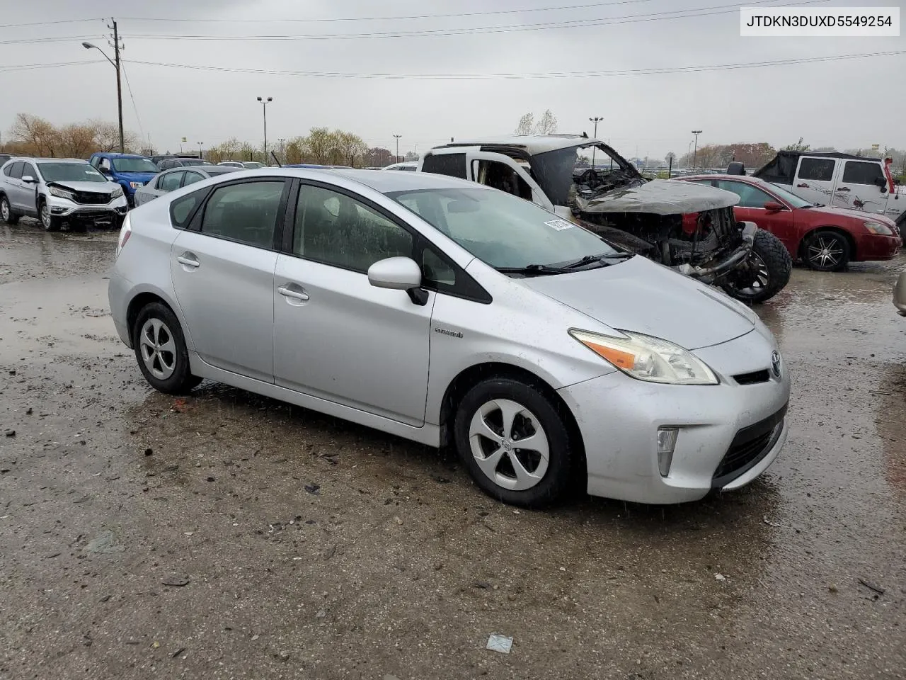 2013 Toyota Prius VIN: JTDKN3DUXD5549254 Lot: 79321794