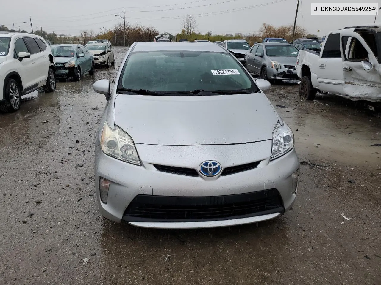 2013 Toyota Prius VIN: JTDKN3DUXD5549254 Lot: 79321794