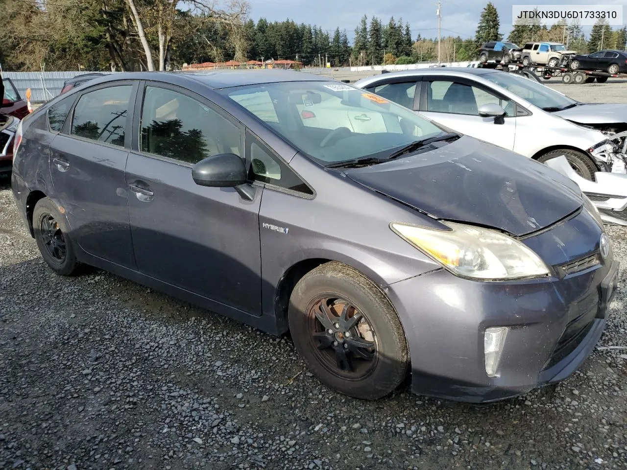 2013 Toyota Prius VIN: JTDKN3DU6D1733310 Lot: 79554884