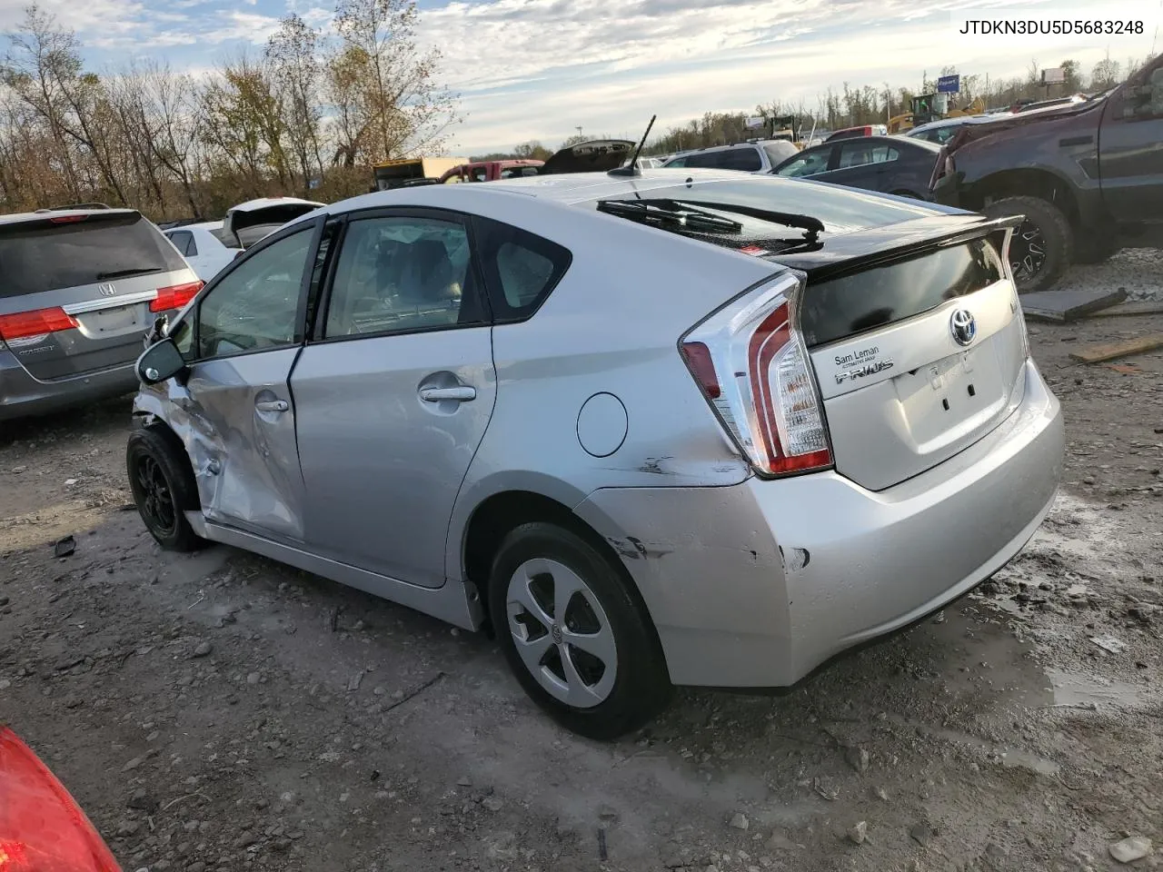 2013 Toyota Prius VIN: JTDKN3DU5D5683248 Lot: 79554904