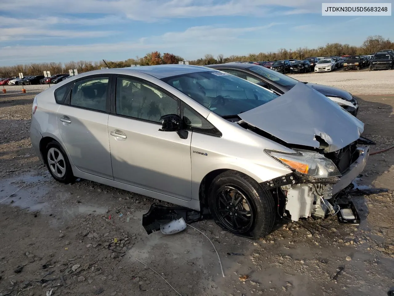 2013 Toyota Prius VIN: JTDKN3DU5D5683248 Lot: 79554904