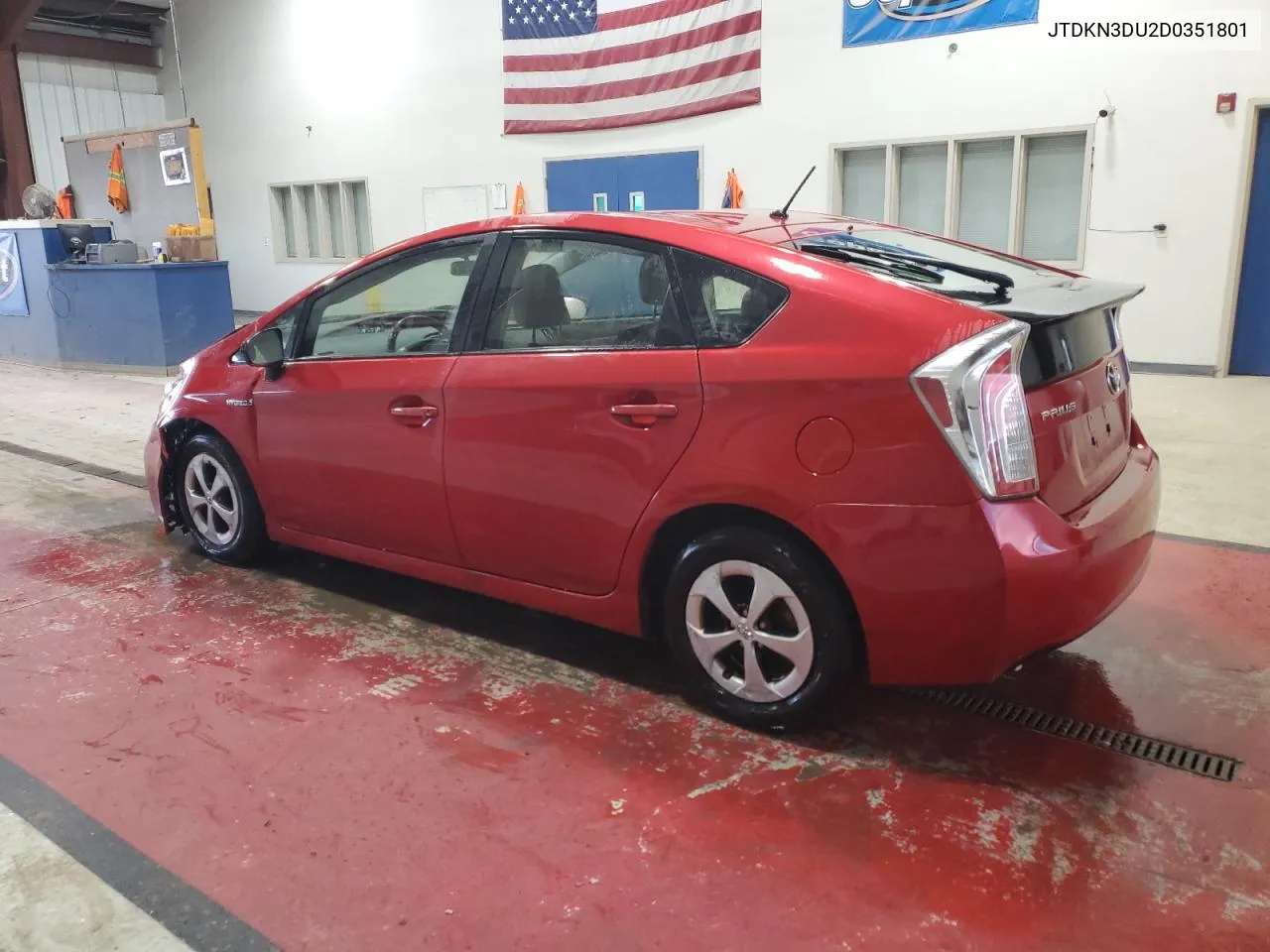 2013 Toyota Prius VIN: JTDKN3DU2D0351801 Lot: 79562624