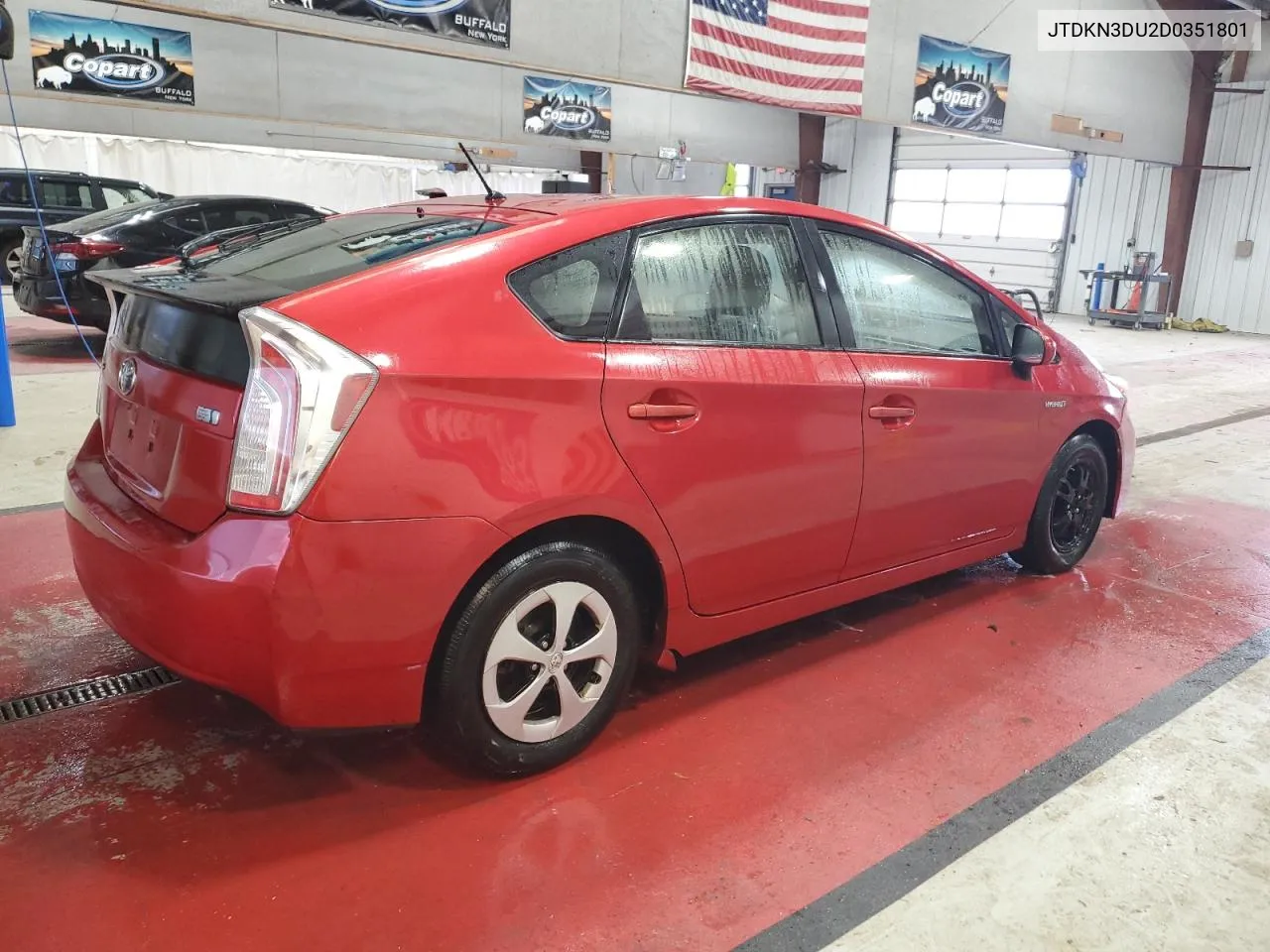 2013 Toyota Prius VIN: JTDKN3DU2D0351801 Lot: 79562624