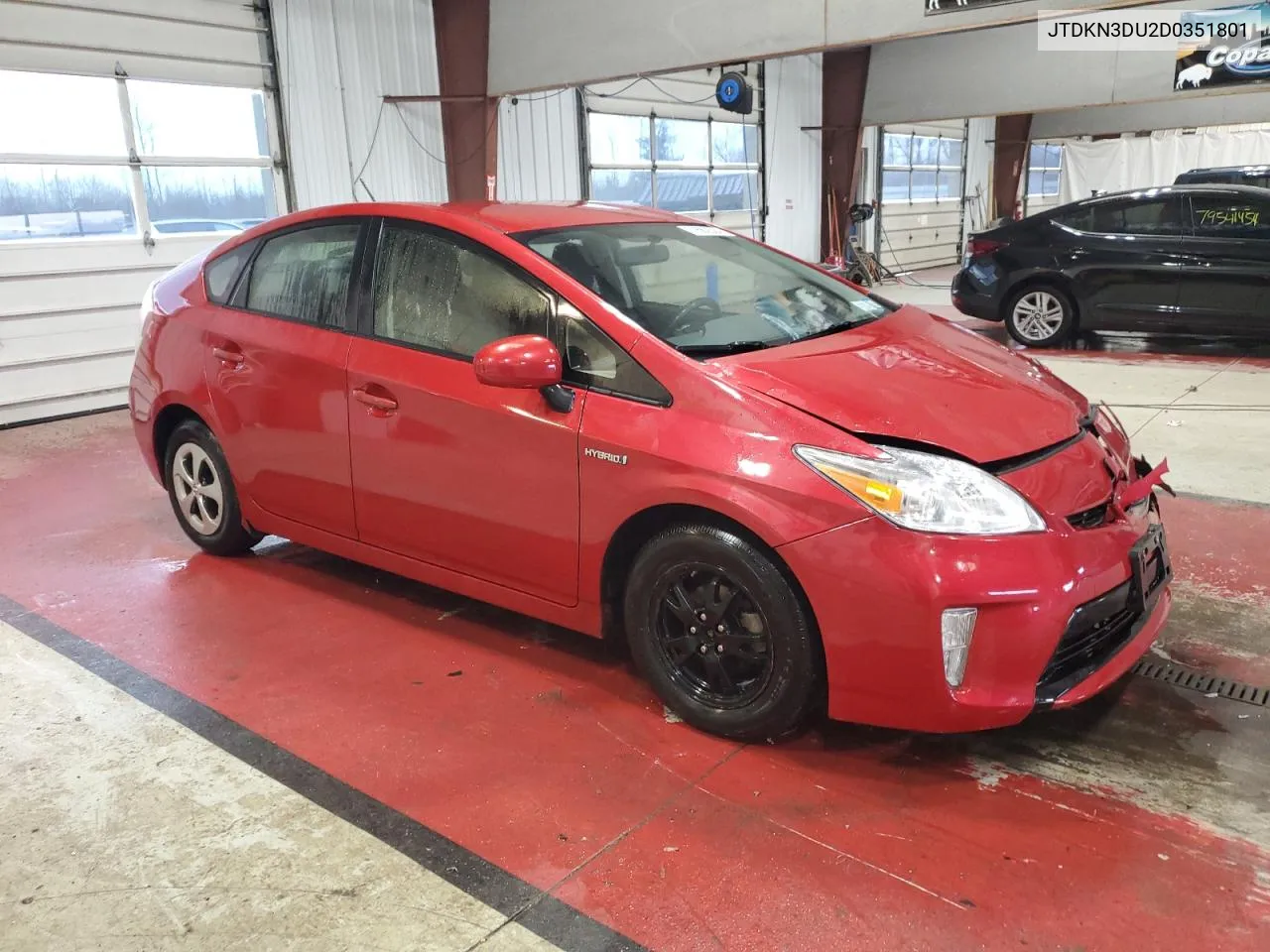 2013 Toyota Prius VIN: JTDKN3DU2D0351801 Lot: 79562624