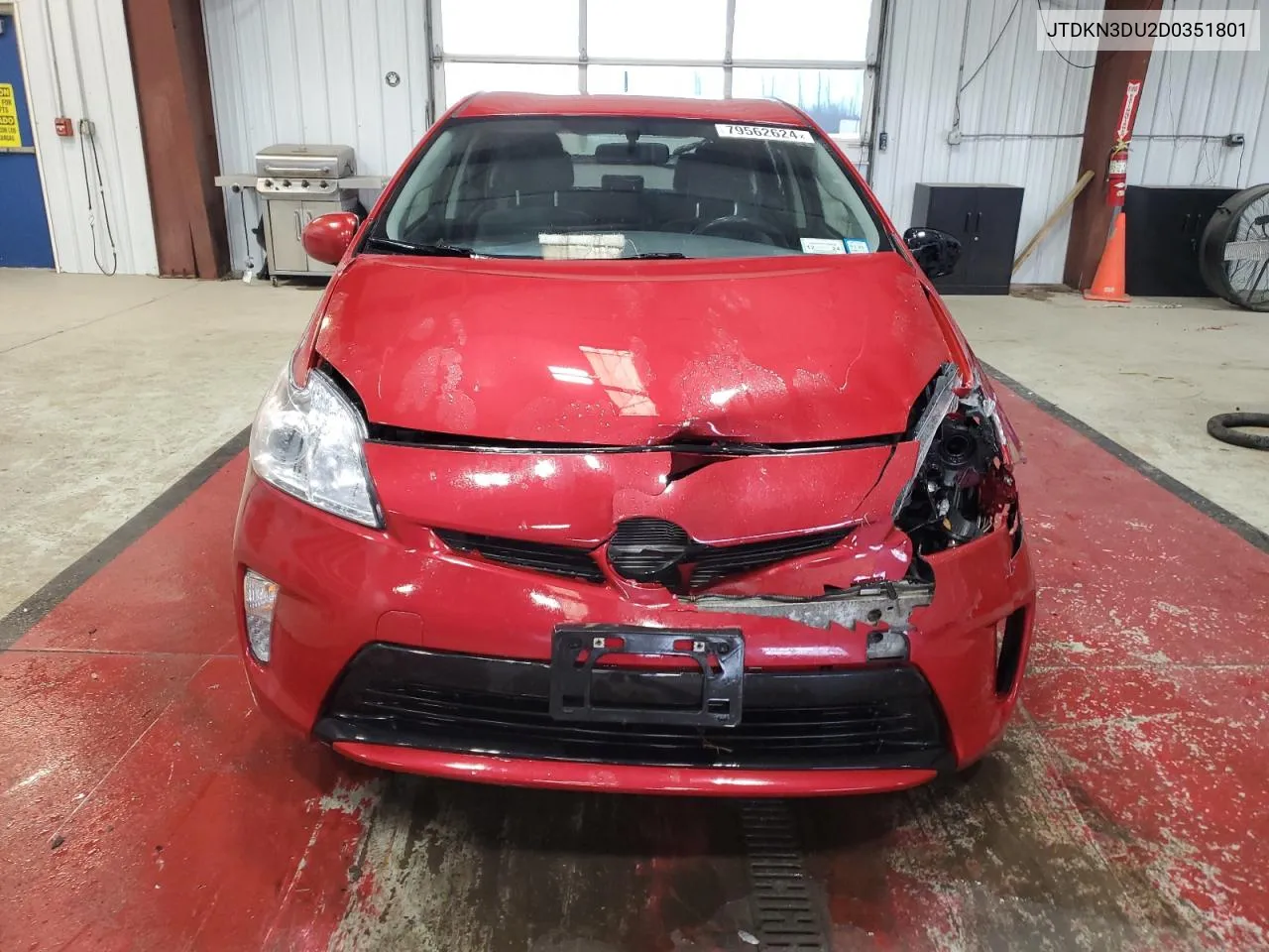 2013 Toyota Prius VIN: JTDKN3DU2D0351801 Lot: 79562624