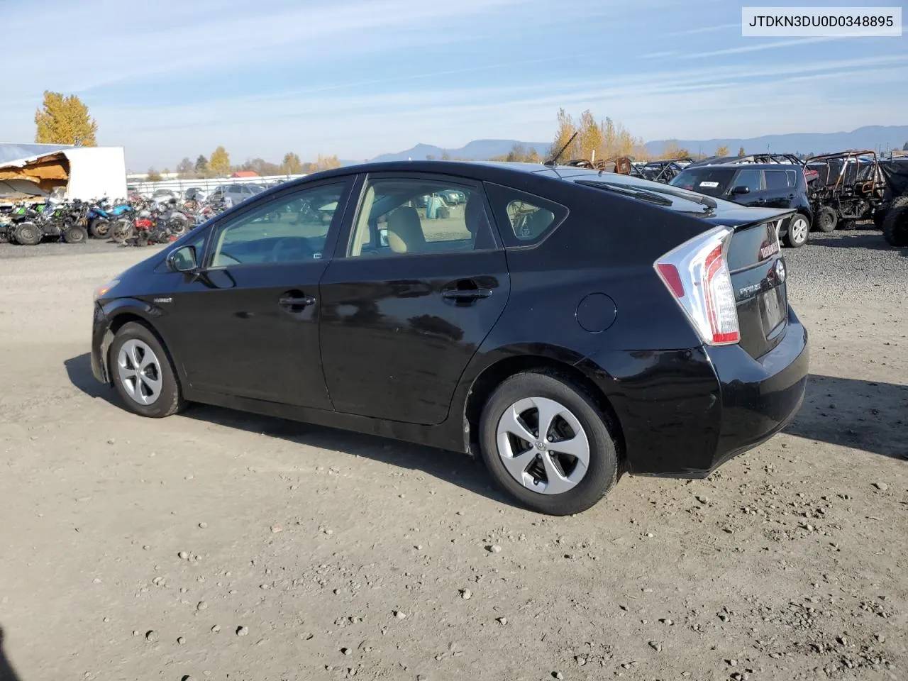 2013 Toyota Prius VIN: JTDKN3DU0D0348895 Lot: 79601014