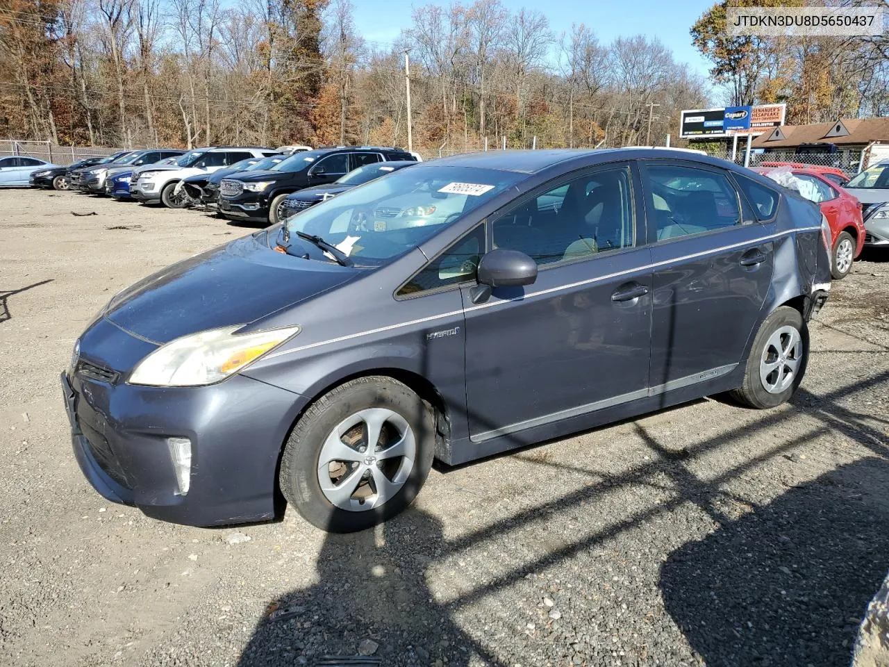 2013 Toyota Prius VIN: JTDKN3DU8D5650437 Lot: 79605374