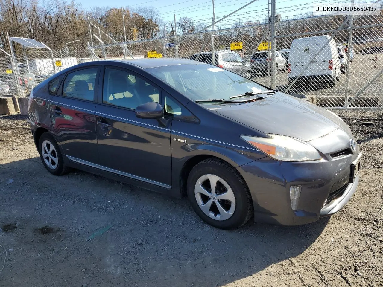 2013 Toyota Prius VIN: JTDKN3DU8D5650437 Lot: 79605374