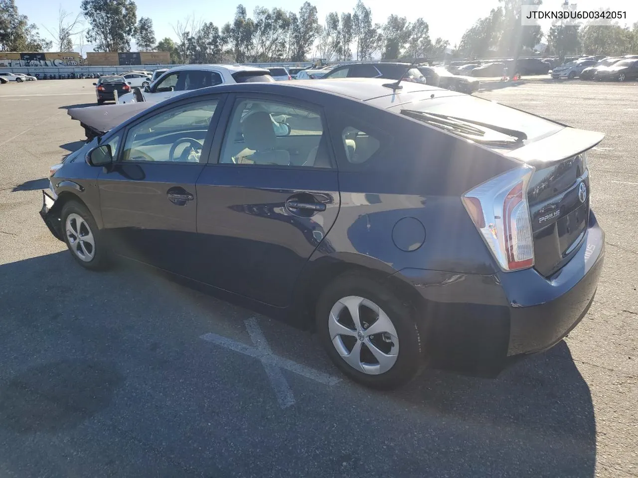 2013 Toyota Prius VIN: JTDKN3DU6D0342051 Lot: 79762244