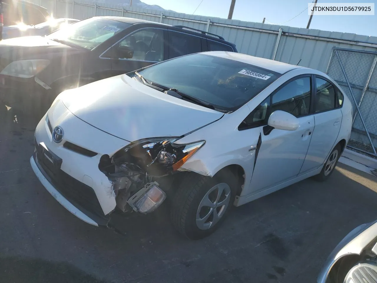 2013 Toyota Prius VIN: JTDKN3DU1D5679925 Lot: 79855864