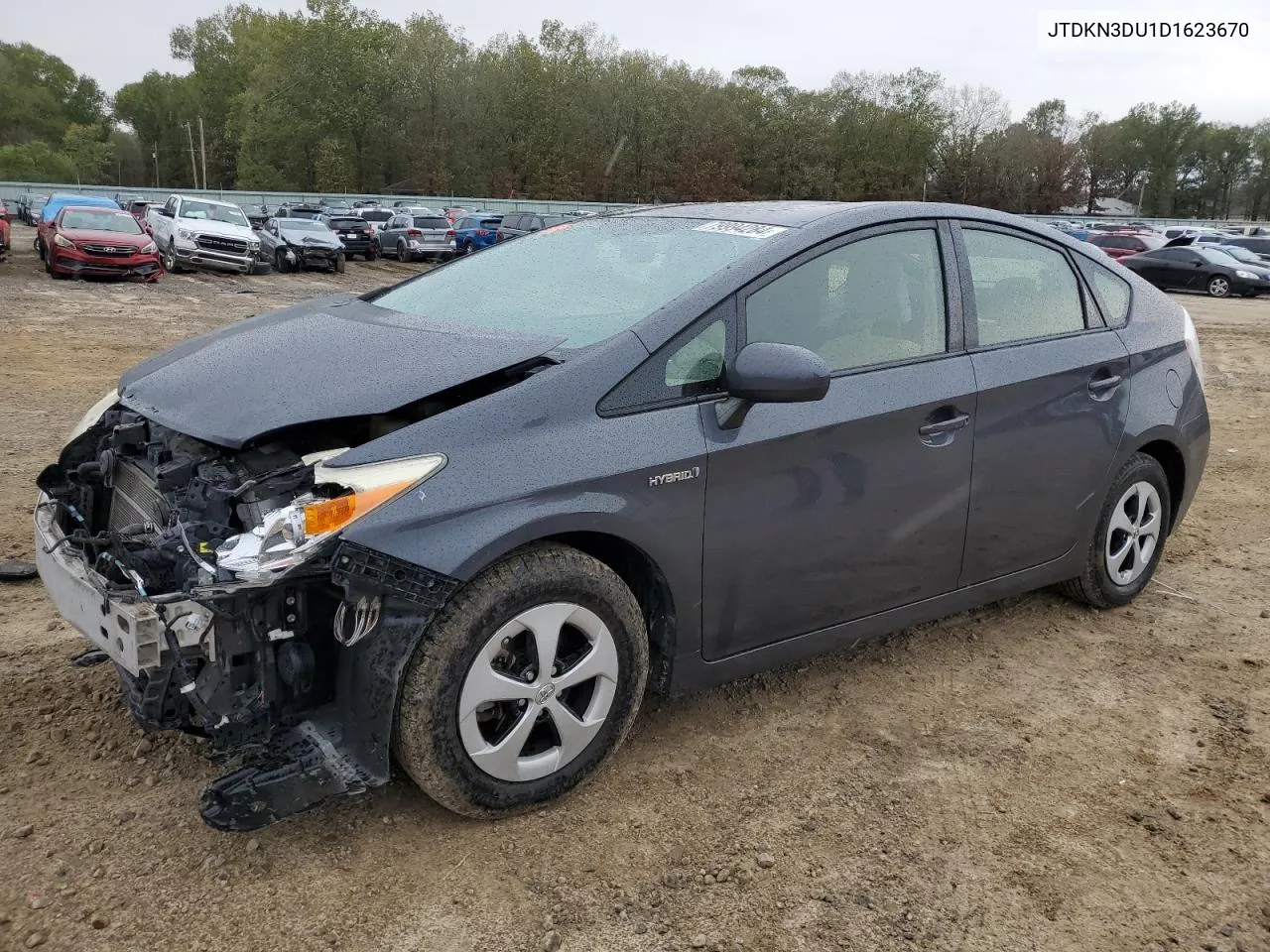 2013 Toyota Prius VIN: JTDKN3DU1D1623670 Lot: 79994284