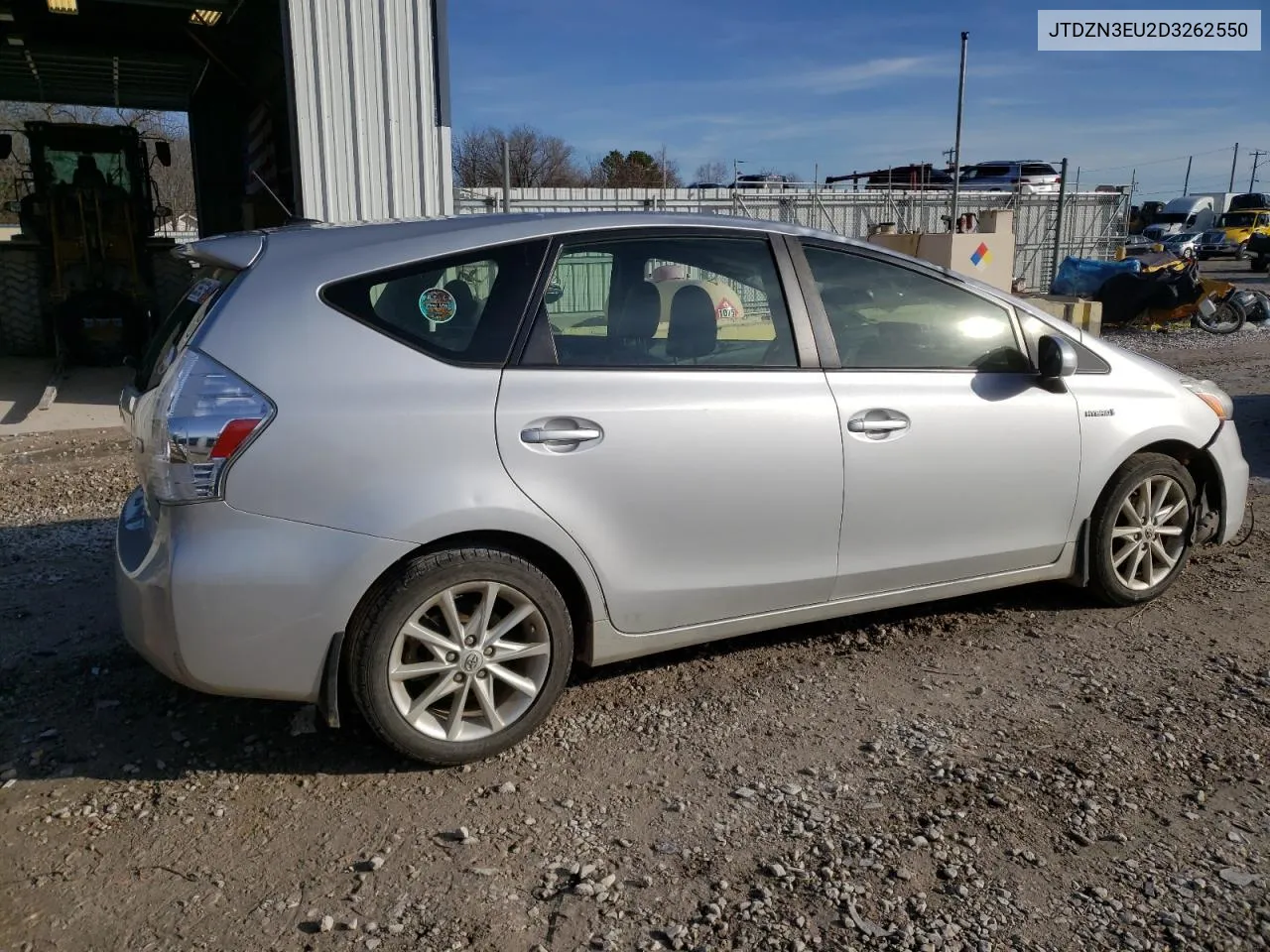 2013 Toyota Prius V VIN: JTDZN3EU2D3262550 Lot: 80026654